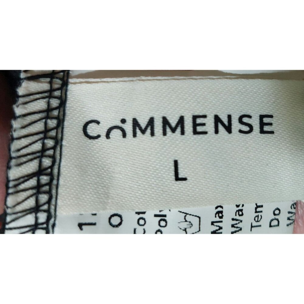 NWT Commense Black Ribbed Racerback Tank Maxi Dress W/Pockets Size Large - Picture 3 of 8